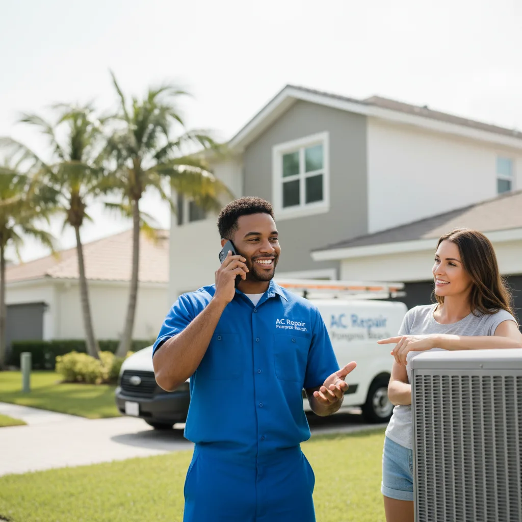 AC Repair Pompano Beach customer support in North Hollywood